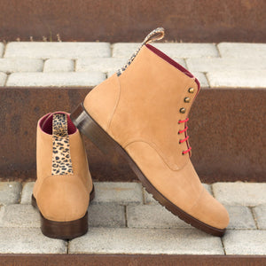 Camel Lace Up Boot