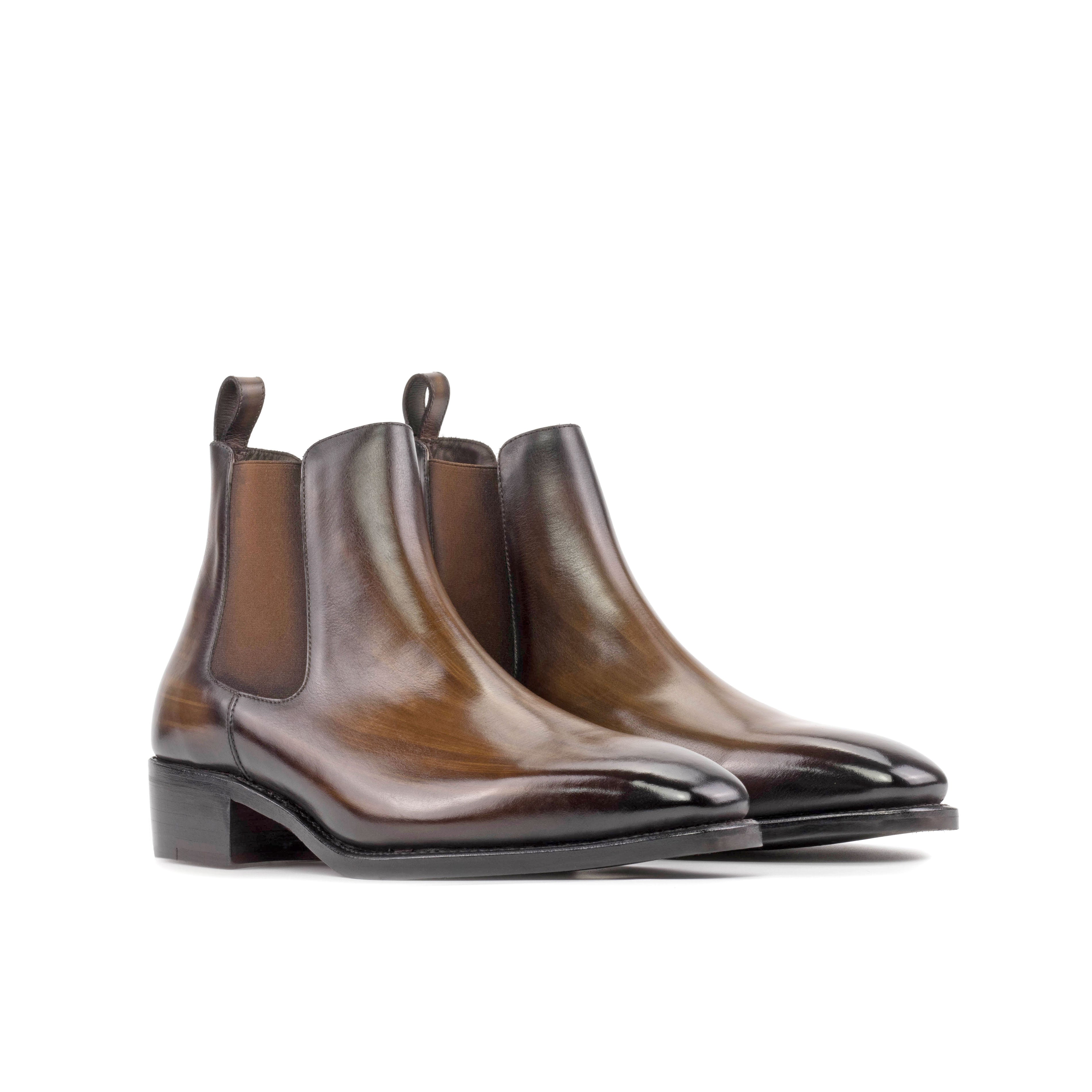 Brown Patina Chelsea Boot