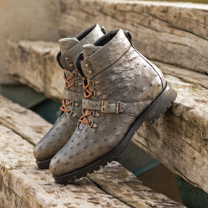 Grey Ostrich Hiking Boot