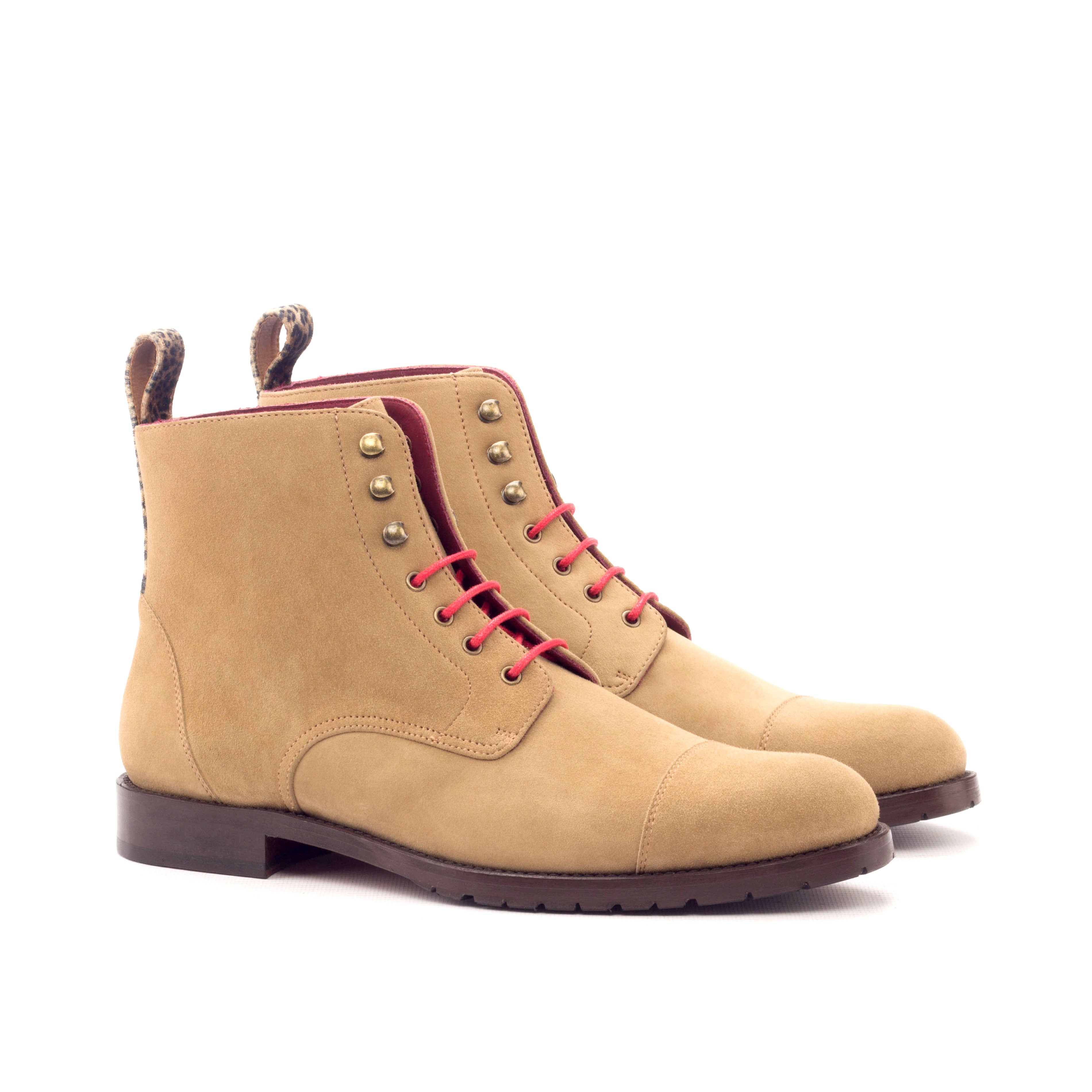 Camel Lace Up Boot