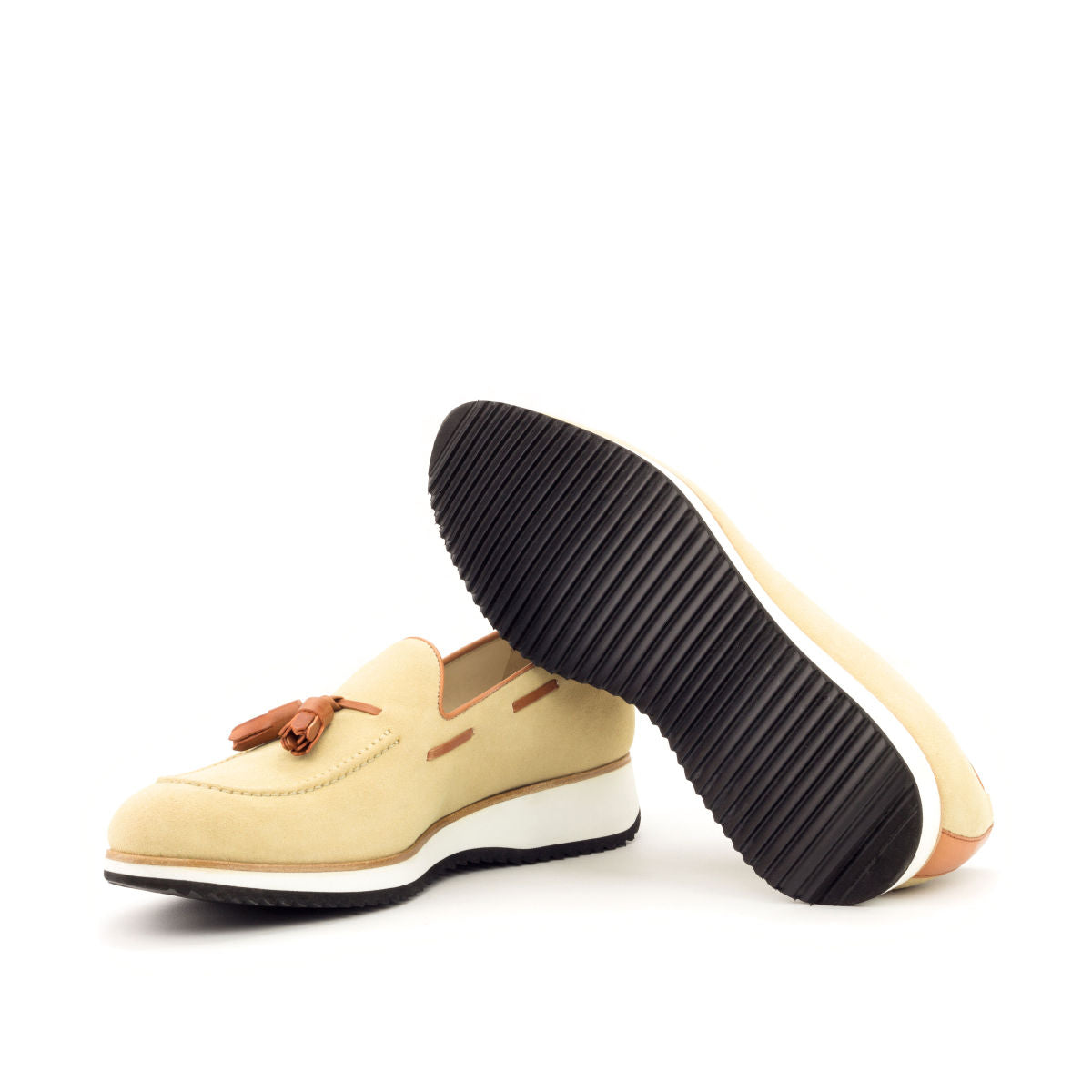 Sand Lux Suede Loafer with Running Sole