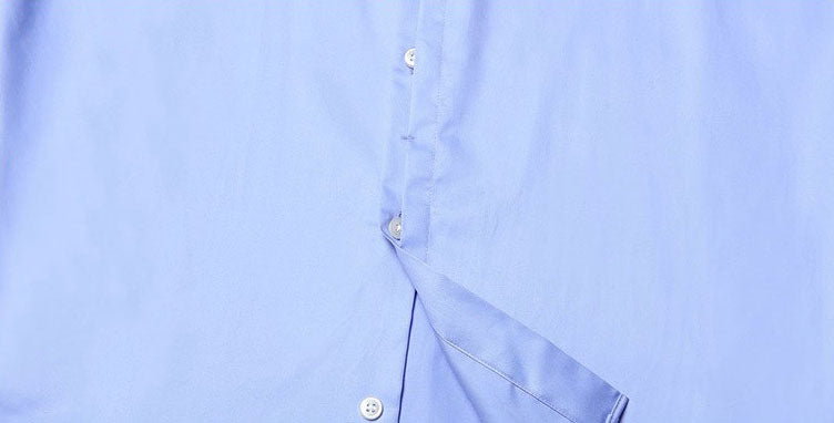 Classic Baby Blue Solid Shirt
