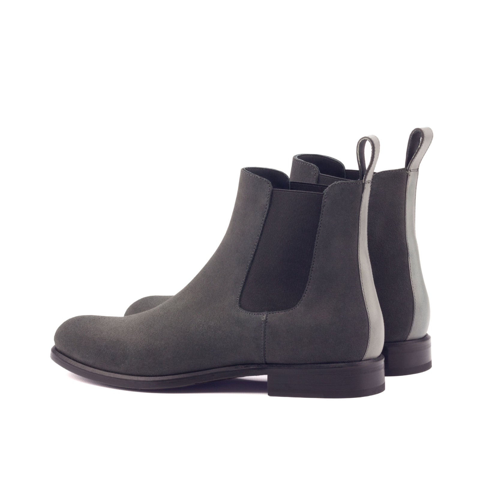 Grey Lux Suede Chelsea Boot