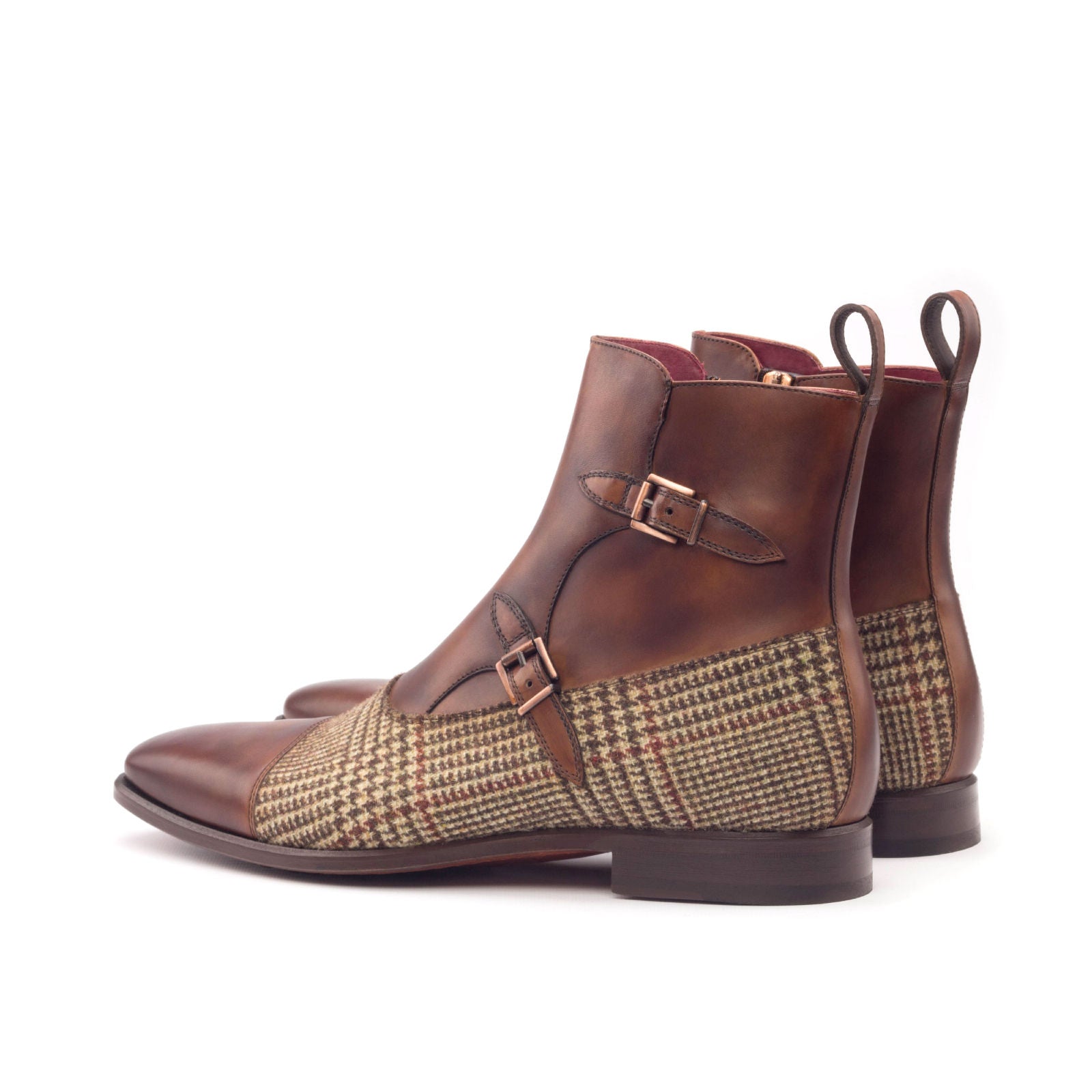 Medium Brown & Tweed Octavian Boot