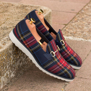 Tartan Loafer with Sport Wedge Sole