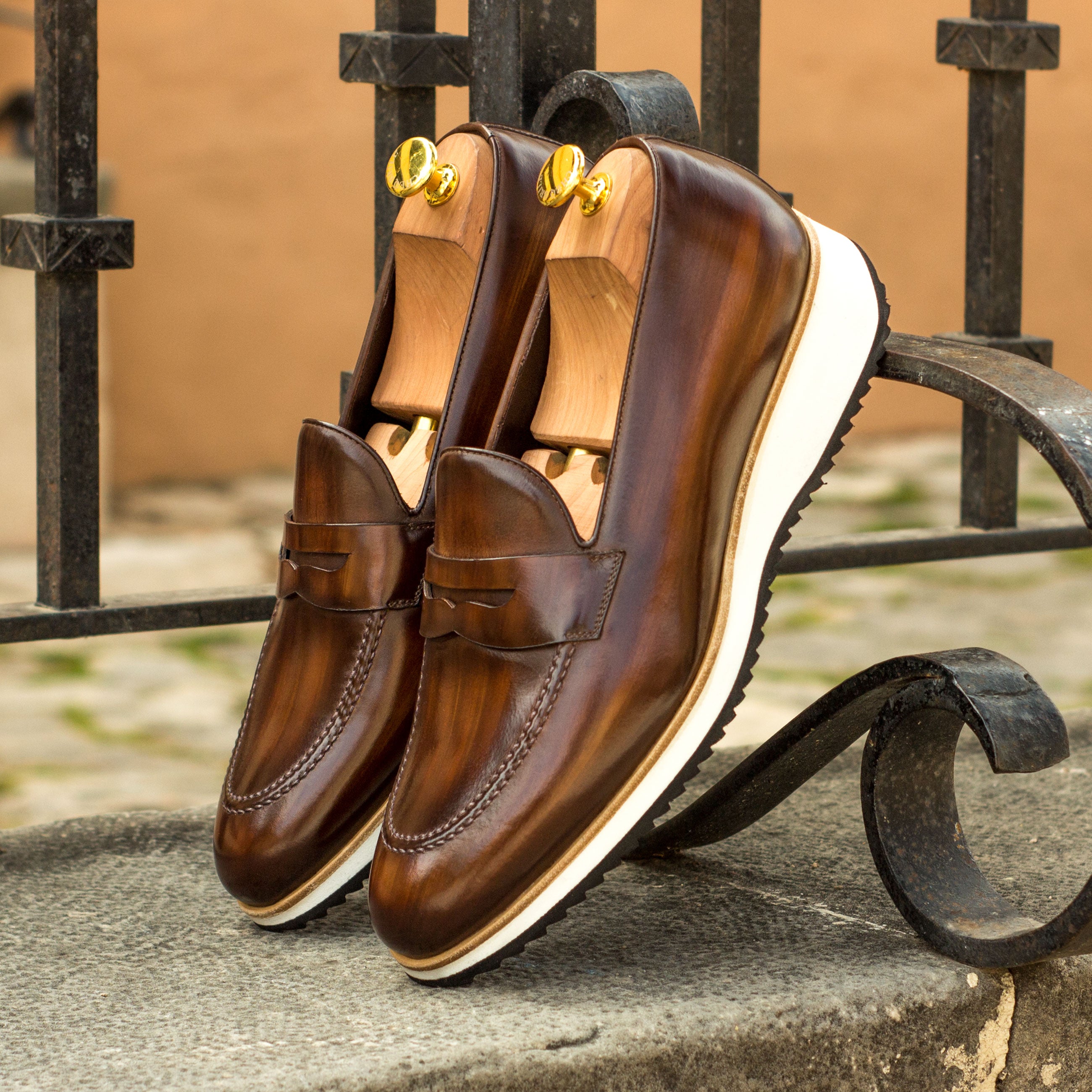 Brown Patina Loafer