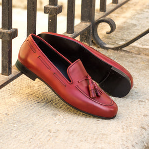 Red Painted Calf Wellington Slipper