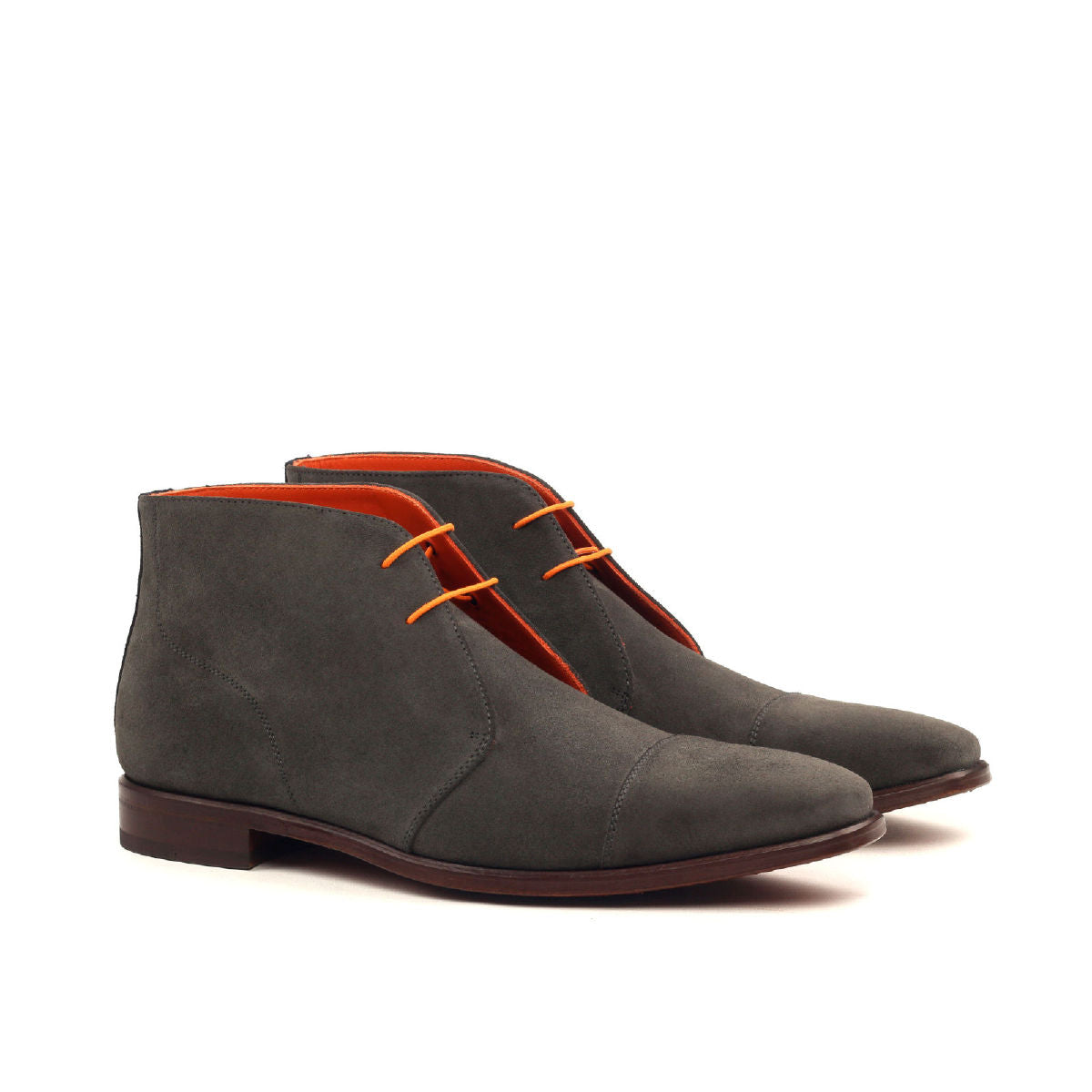 Grey Lux Suede Chukka Boot