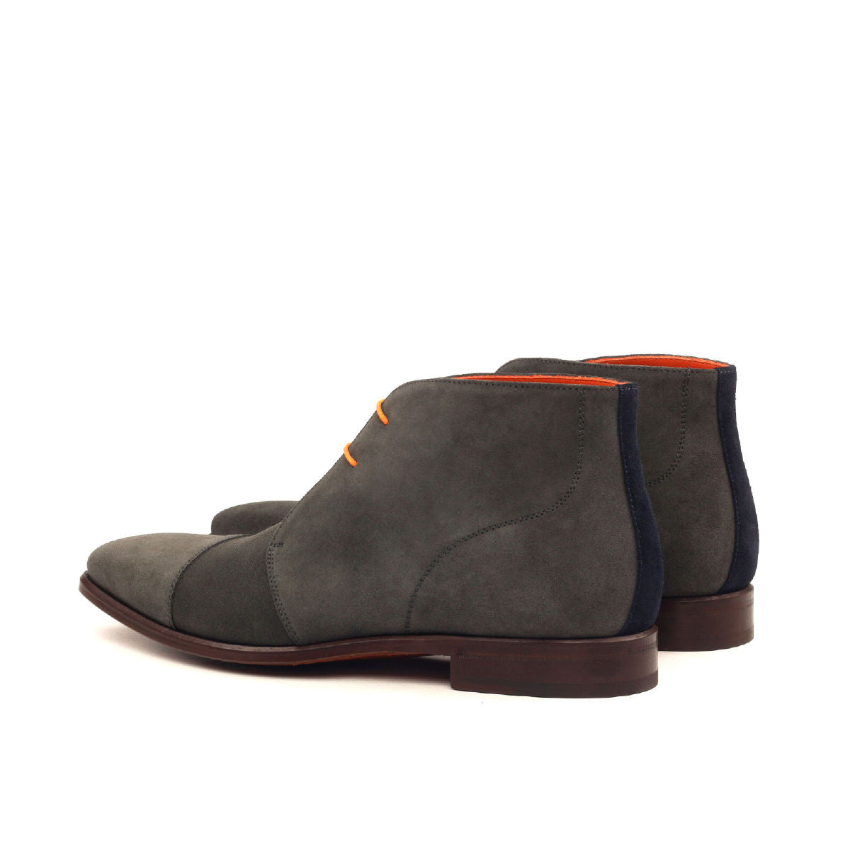 Grey Lux Suede Chukka Boot
