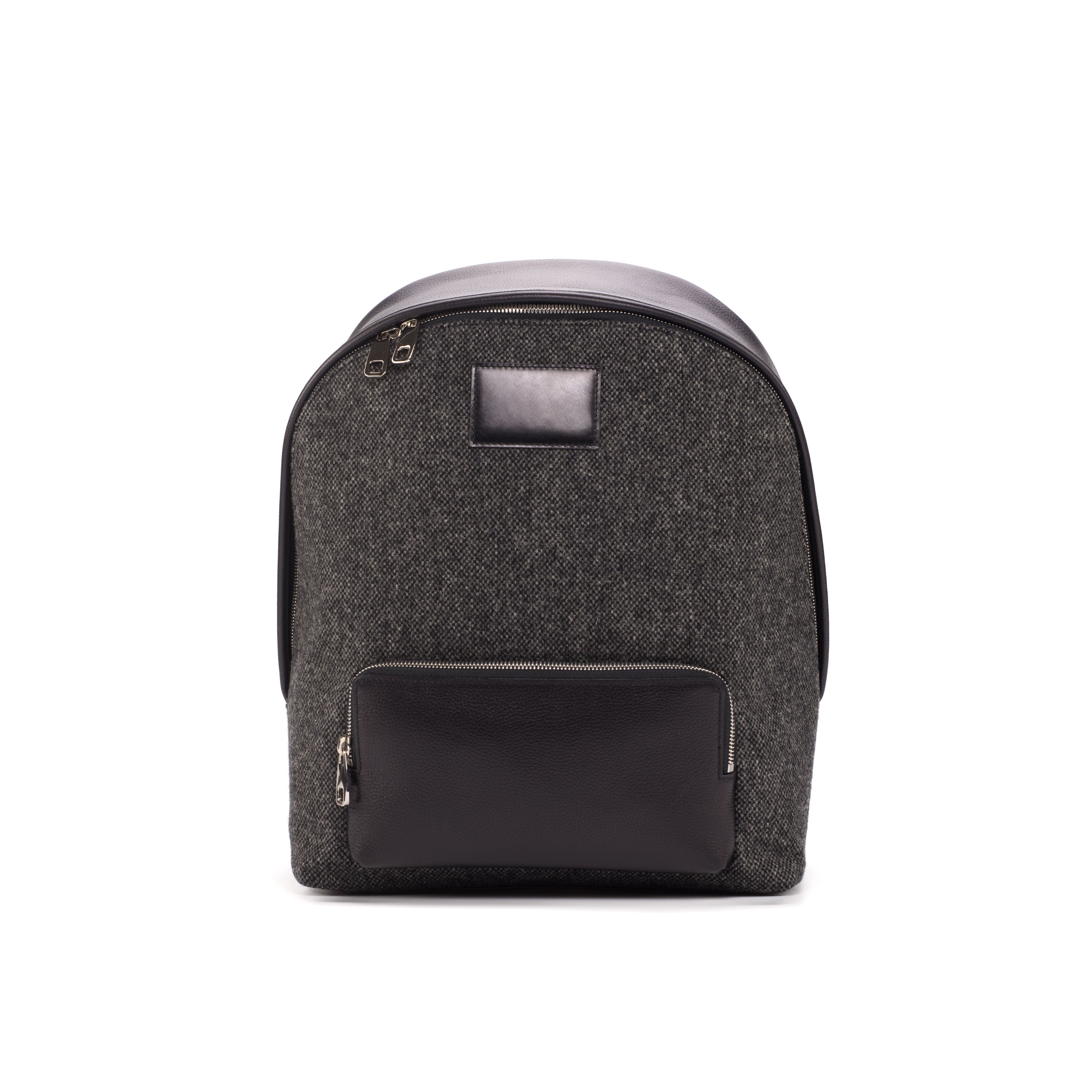 Nailhead & Black Painted Full Grain Backpack