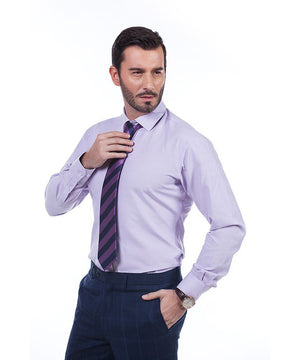 Classic Solid Lavender Shirt