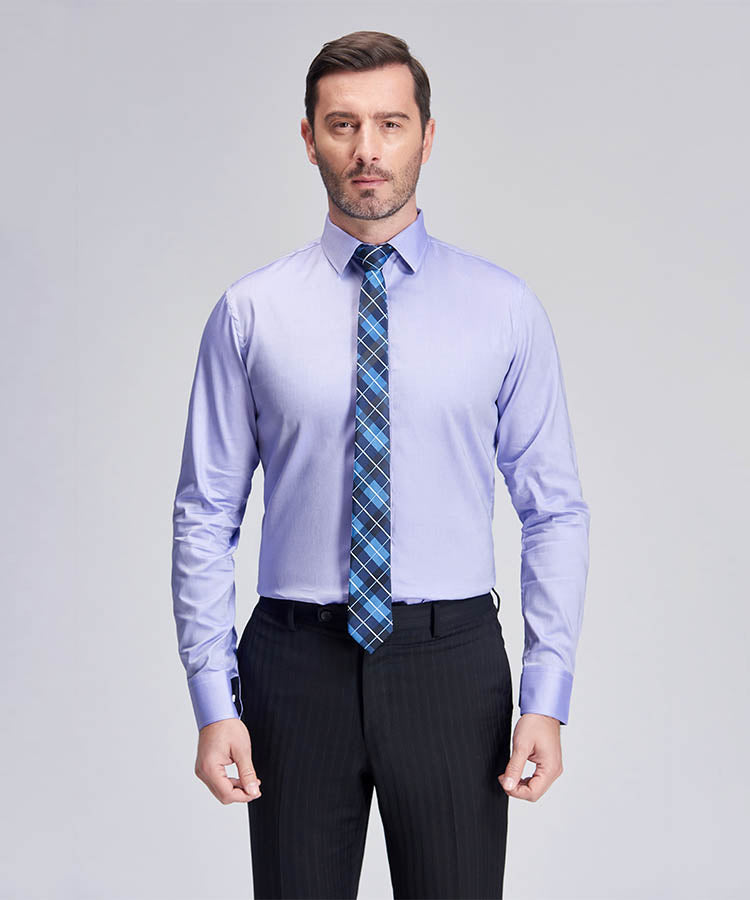Classic Lavender Solid Shirt