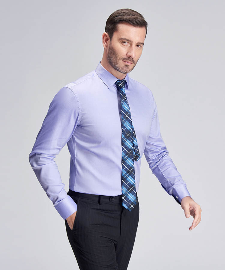 Classic Lavender Solid Shirt