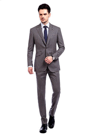Multicolored Gingham Suit