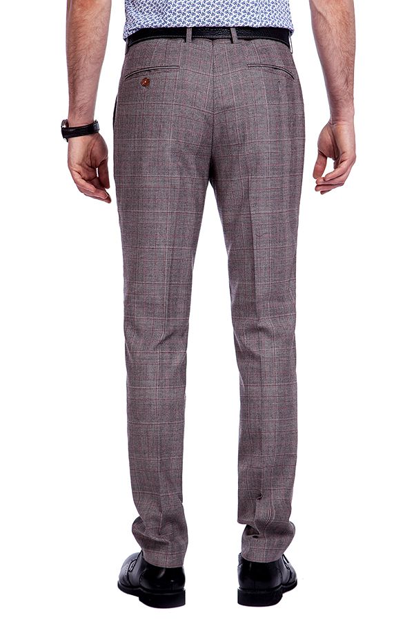 Premium Grey with Madras Check Suit