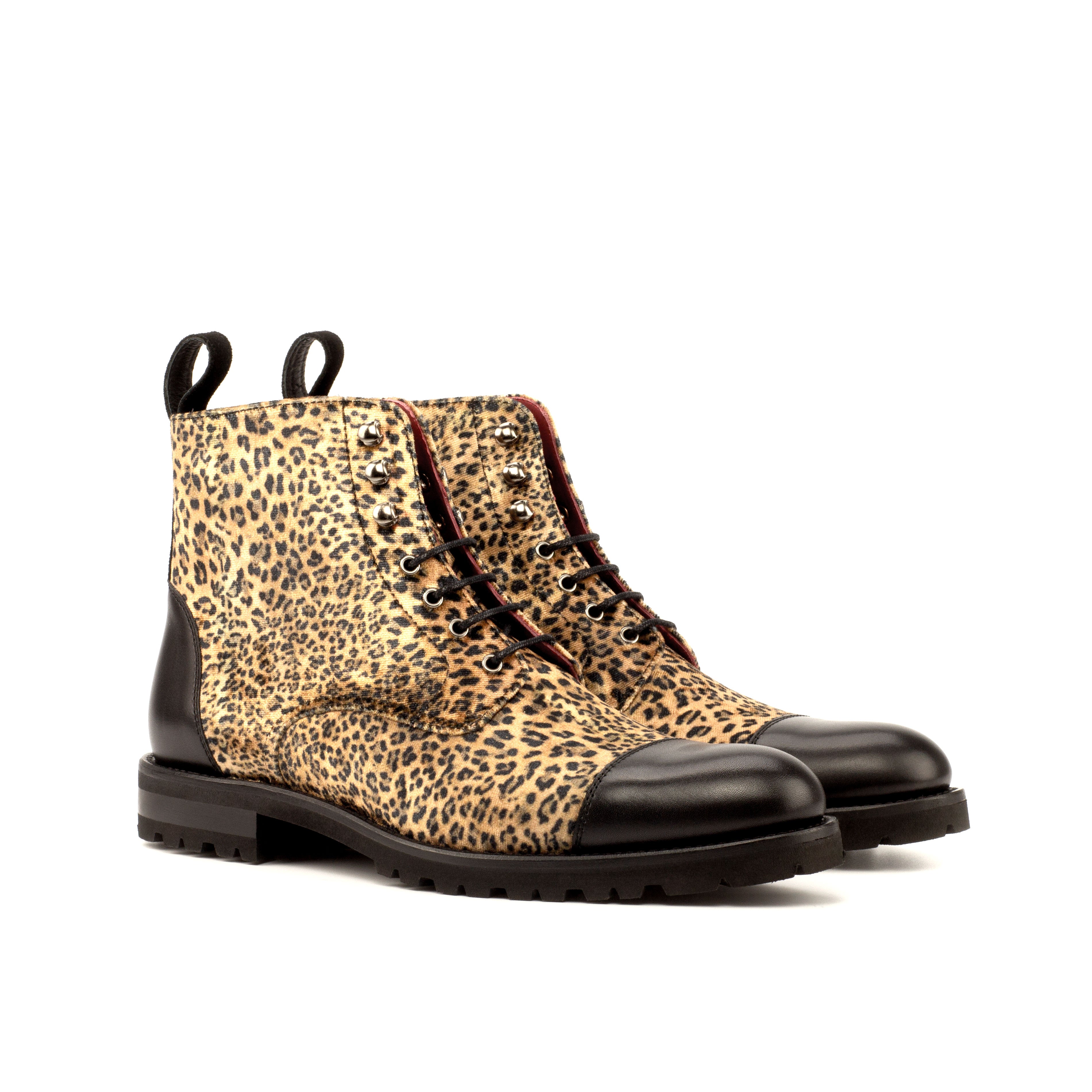 Leopard Lace Up Boot