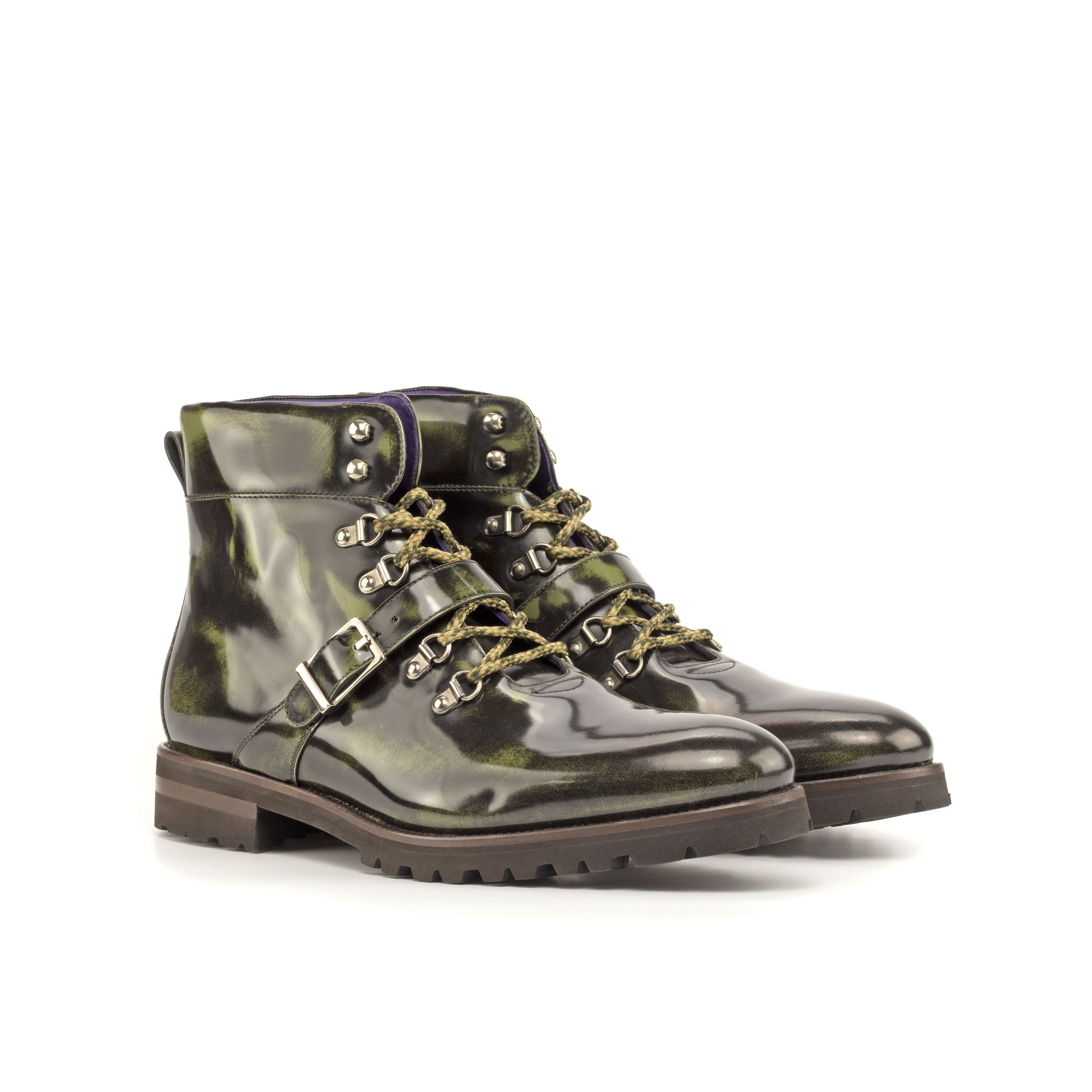 Florantic Military Polished Calf Hiking Boot