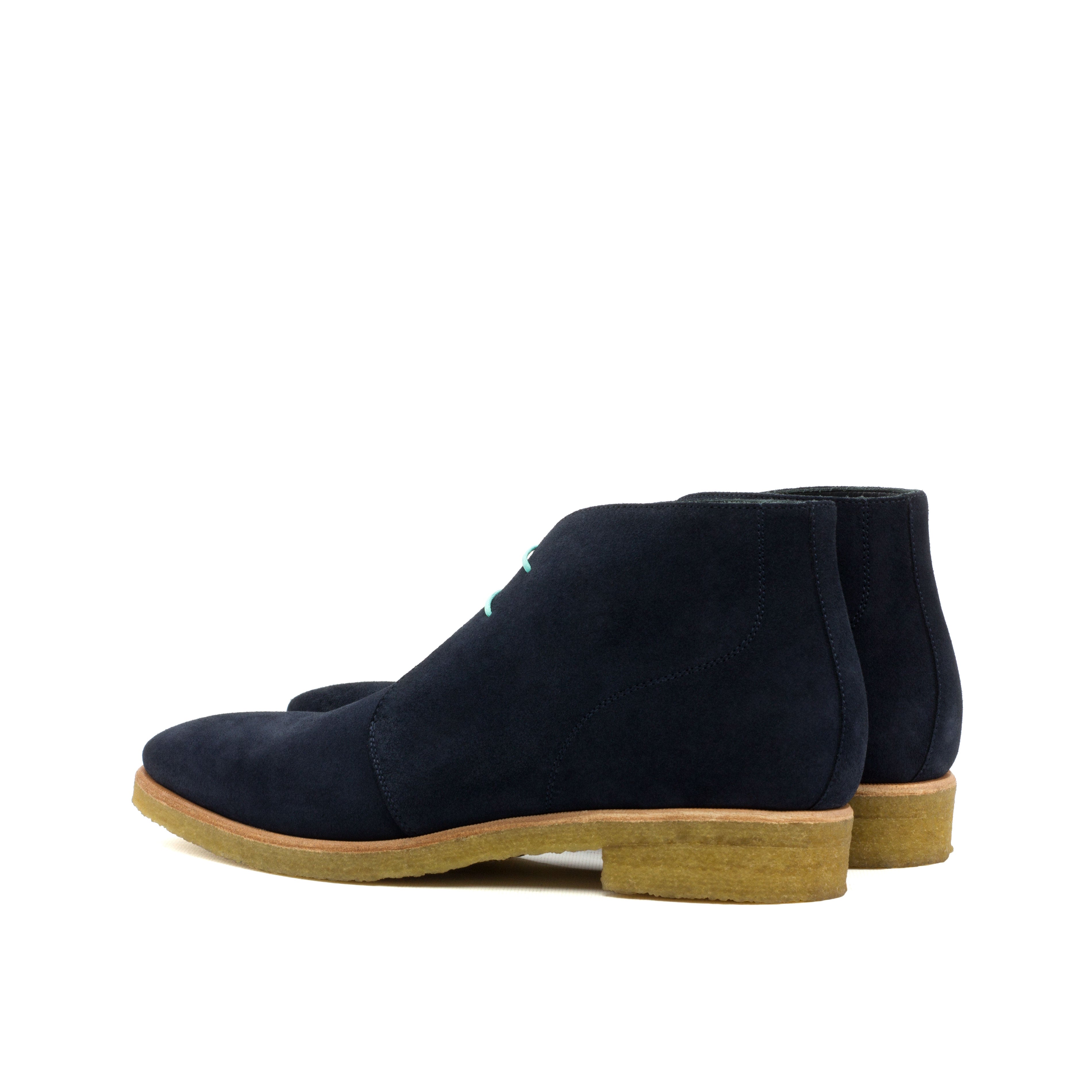 Navy Lux Suede Chukka Boot