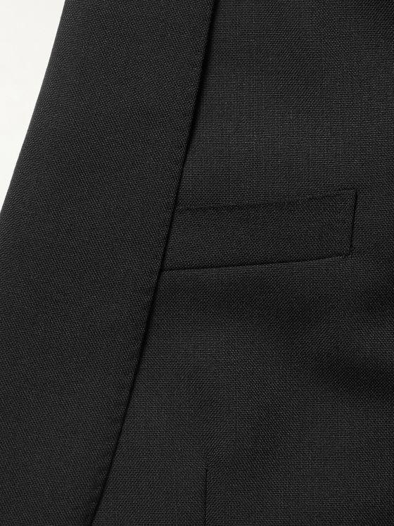 Black Italian Wool Blend Tuxedo